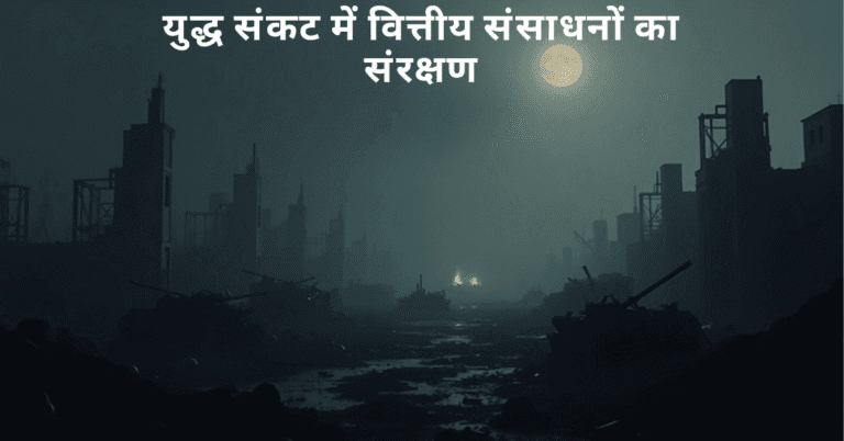 युद्ध संकट में वित्तीय संसाधनों का संरक्षण